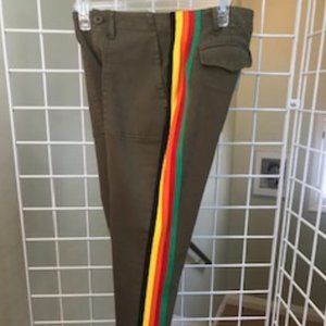 Pam & Gela Rainbow Sidestripe Twill Pant